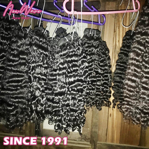 شعر هندي خام غير معالج طبيعي متموج ومستقيم ومجعد للبيع بالجملة من موردي الشعر الهندي البشري الخام - Product Image 3