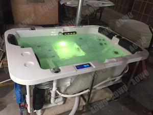 Agua caliente Tubo caliente francés Piscinas al aire libre para 3 personas Jakusy Tubo caliente Hotel al aire libre Piscina de hidromasaje Japonés Pequeño Spa - Product Image 5