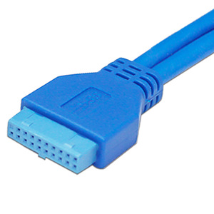 <b>USB</b> 3.0 20Pin To Dual <b>USB</b> 3.0 <b>Extension</b> <b>Cable</b> With Bracket For Motherboard - Product Image 4