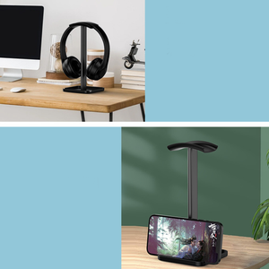 Phổ Tai nghe tai nghe Tai nghe điện thoại đứng chủ Rack hiển thị Khung tai nghe đứng móc treo lưu trữ chủ sở hữu móc - Product Image 5
