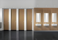 Plaques stratifiées HPL ignifuges sur mesure, modèle compact, 4 mm d'épaisseur, finition grain de bois pour plans de travail de cuisine et panneaux de porte
