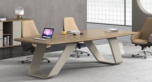 Conjunto de Mesa de Conferencia para Oficina/Hogar, Material MFC Contemporáneo, Mesa de Reuniones Duradera y Ecológica - Product Image 4