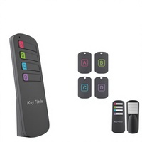 Localizador Inalámbrico ABS Más Vendido para Llaves, Auriculares y Pequeños Dispositivos Electrónicos, Localizador de Objetos con un Solo Clic, Localizador de Objetos Perdidos en el Hogar, 210 mAh