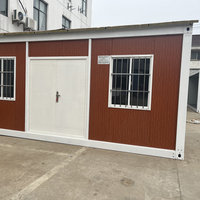 Maison modulaire à toit incliné résistante au vent fort pour l'hébergement du personnel des sites miniers isolés et l'espace de bureau temporaire