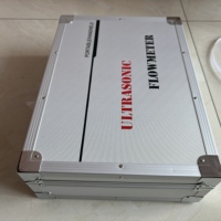 BST 4-20mA Liquid Water Oil Gas Handheld UF Variable Area Flow Meter with DN25 DN1200 Clamp-on Sensor OEM
