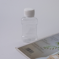 Offre Spéciale – Bouteille de 60 ml en PET jetable, forme plate, avec bouchon à vis, pour emballage de soins de la peau, petit format pour produits bucco-dentaires
