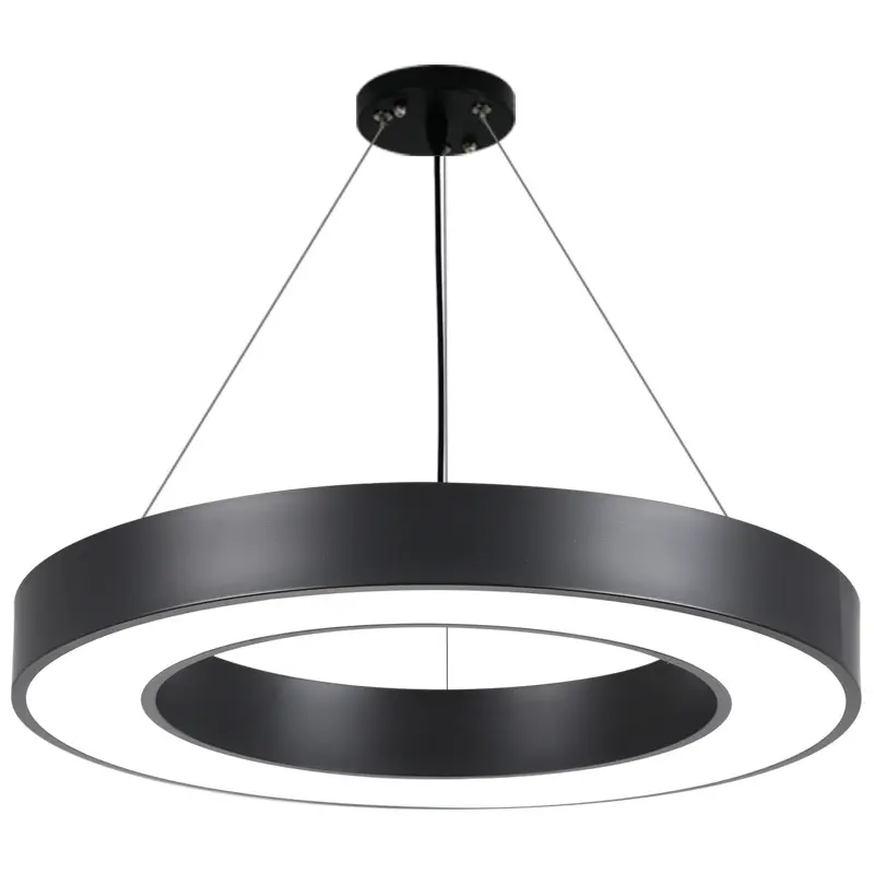 Office Commercial Contemporary Circular Round Ring Pendant Led light Indoor Lighting Modern Chandeliers Pendant Lights