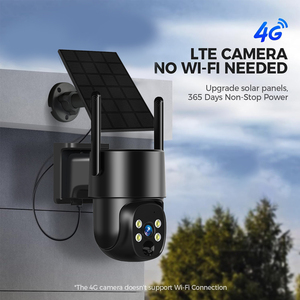 <span class=keywords><strong>New</strong></span> 4MP ngoài trời ánh sáng kép PIR phát hiện từ xa LTE 4G không dây Mini CCTV Sim thẻ an ninh năng lượng mặt trời Pin PTZ mạng Máy ảnh - Product Image 4
