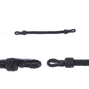 Ceremonial Uniform Accessories Cap Cord Custom Black Bullion <b>Wire</b> Cap Cord Sale in Pakistan - Product Image 1