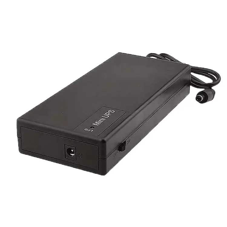 12V2a 44.4wh4000mah backup battery portable dc mini ups 12 volt battery pack ups for alarm system wifi modem