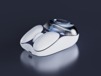 Souris optique sans fil RGB optimale 2,4 GHz, mini souris 1600 DPI, ultra-fine, étanche, pour PC, ordinateurs portables et tablettes Android