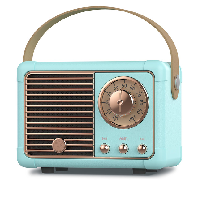 Retro Bluetooth Speaker Vintage Mini Cute Old Fashion Style Support USB/TF Card/AUX Bluetooth Speaker