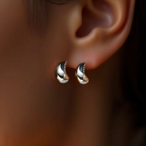 Pendientes de Acero Inoxidable 316L con Baño de Oro PVD, Joyería de Moda Sostenible y Resistente - Product Image 3