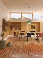 Hot Selling Mosaik Dünne Mosaik fliesen Leuchtend glasierte Platten Keramik für Räume