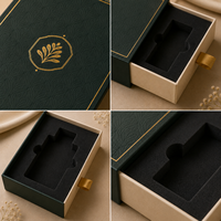 Emballage de flacon de parfum de luxe, boîte à parfum avec tiroir coulissant et insert en EVA