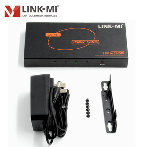 Répartiteur <span class=keywords><strong>multi</strong></span>-<span class=keywords><strong>écrans</strong></span> DP vers 3 <span class=keywords><strong>HDMI</strong></span> avec audio, 1920x1200 Full HD, contrôle d'affichage indépendant - Product Image 3