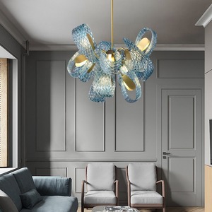 Intérieur Décoratif Intérieur Led Salon Aluminium Chaîne De Luxe Simple Chambre Gland <span class=keywords><strong>Lustre</strong></span> Appliques Bon Marché - Product Image 2