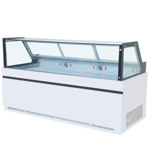 Lò mổ tủ lạnh Showcase trực tiếp làm mát máy nén nhiệt độ duy nhất thịt hiển thị truy cập Deli Tự Chọn tủ lạnh phía trước trở lại - Product Image 6