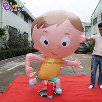 Modelo Inflable Personalizado de Jugador de Taekwondo y Fútbol, Personaje Gigante Inflable de Dibujos Animados para Eventos Deportivos