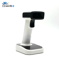 Escáner de Código de Barras Inalámbrico Bluetooth JR HC-825WBZ, Marca de Fábrica, 1D/2D, Portátil, con Base, para Supermercados y Cajas Registradoras, en Stock