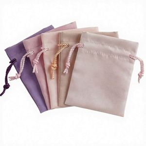 Pochette carrée en coton sergé épais avec couleurs mélangées, logo personnalisé imprimé, sac d'emballage personnalisé pour une utilisation promotionnelle - Product Image 1