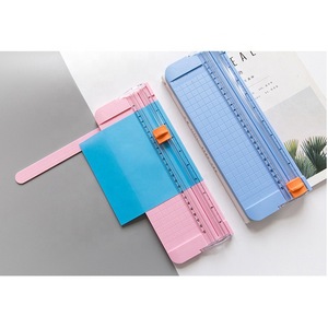 เครื่องตัดกระดาษแบบพกพา อุปกรณ์ DIY สำหรับงาน Scrapbook ใบมีดสแตนเลส เครื่องตัดพลาสติกแบบมือถือ - Product Image 2