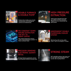 Personalizzare il prezzo del caffè Smart Business commerciale professionale completamente automatico torrefazione altri distributori Espresso macchina da caffè - Product Image 4