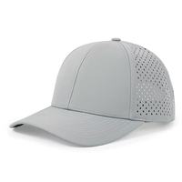 Gorra de Golf Impermeable de Alta Calidad, Personalizada, de 6 Paneles, de Poliéster, con Orificios Cortados con Láser