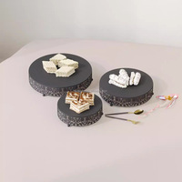 Adornos Dorados para Mesa de Postres de Boda, Soporte Europeo para Pasteles, Accesorios para Boda, Bandeja para Pasteles, Soporte de Hierro para Aperitivos, Bandeja para Frutas