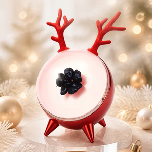 Visualiseur de cadeaux de Noël : Haut-parleur à <span class=keywords><strong>ferrofluide</strong></span> dansant avec rythme musical, lampe à liquide magnétique, ornement de table, cadeau - Product Image 1