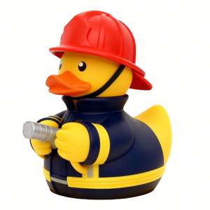 Juguete Promocional de Goma Personalizado con Forma de Pato, Juguetes de Baño para Bebés con Diseños Estampados, Juguetes de Bañera para Niños - Product Image 3