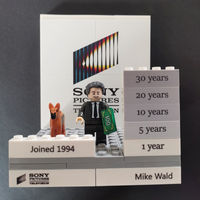 Bloques de Construcción de Resina Lego, Regalo Conmemorativo Personalizado para Empleados, Bienvenida, Despedida, Aniversario, Actividad de Equipo