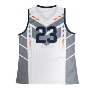 Nouveau style de maillot de basket-ball rétro unisexe personnalisé sublimé - Product Image 2