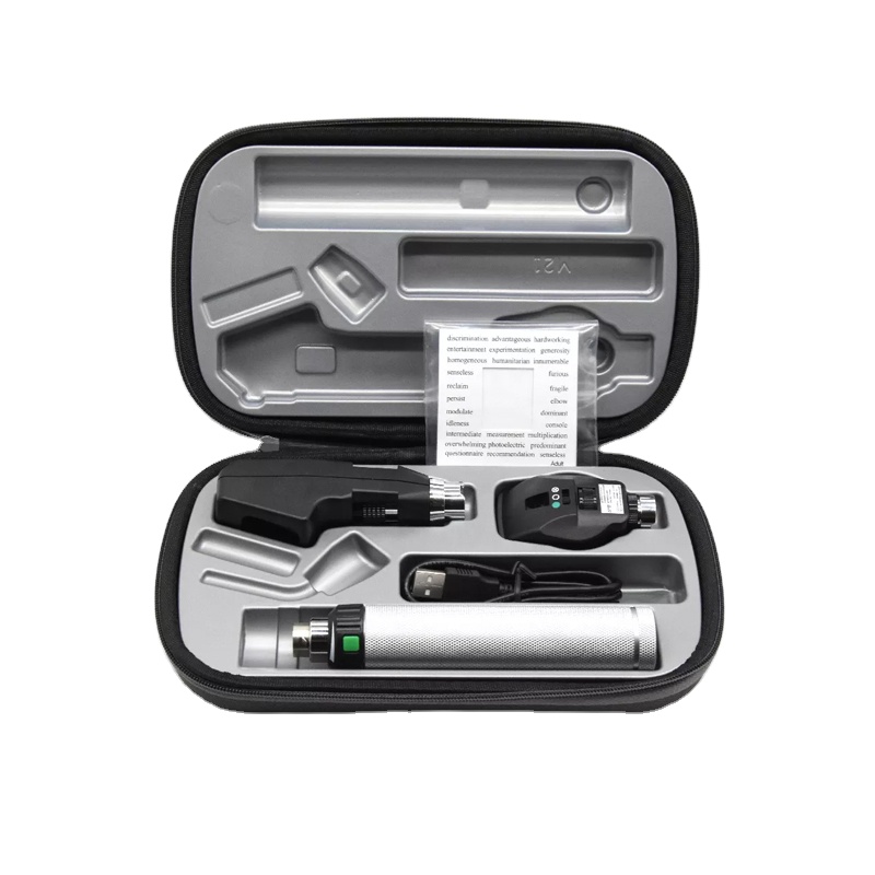 Высококачественное офтальмологическое оборудование, оптический рефрактометр, оптометрический перезаряжаемый прямой офтальмоскоп и Ретиноскоп, набор