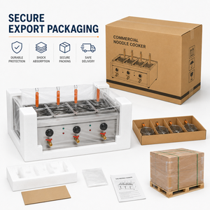 Cocedor de Fideos a Gas Comercial de Sobremesa con 6 Cestas, Olla para Pasta de Acero Inoxidable para Restaurantes, Servicios de Catering y Equipamiento de Cocina - Product Image 6