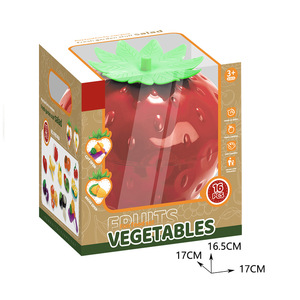 Jacko Toys Simulación personalizada <span class=keywords><strong>Juguete</strong></span> <span class=keywords><strong>de</strong></span> plástico Modelo <span class=keywords><strong>de</strong></span> fresa Corte <span class=keywords><strong>de</strong></span> frutas vegetales Juego <span class=keywords><strong>de</strong></span> simulación para niños - Product Image 6