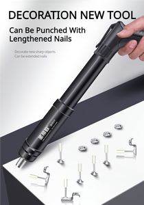 Pistola per Chiodi in Cemento, Alimentazione Manuale, Pistola per Chiodi Fai-da-Te, Silenziosa e Compatta per Soffitti - Product Image 2