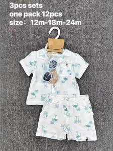 Nuevos <span class=keywords><strong>Conjuntos</strong></span> de 3 Piezas de Ropa al por Mayor para Hombres, Mujeres, Niños y Bebés, Incluye Top, Pantalones y Gafas, Atuendo con Estilo - Product Image 5