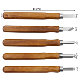 5pcs Wood Carving <strong>Chisels</strong> Knife for Basic Wood Cut DIY Tools and Detailed Woodworking <strong>Gouges</strong> Hand Tools - Product Image 2