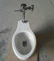 Cuvette de toilette universelle avec valve de chasse d'eau