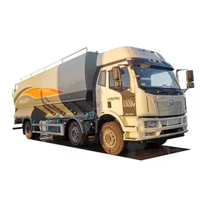 Faw Aangepaste 25cbm Carbon Staal 8X4 Voedergranen Vervoer Tank Truck Animal Farm Voeden Voedergewassen Levering Truck
