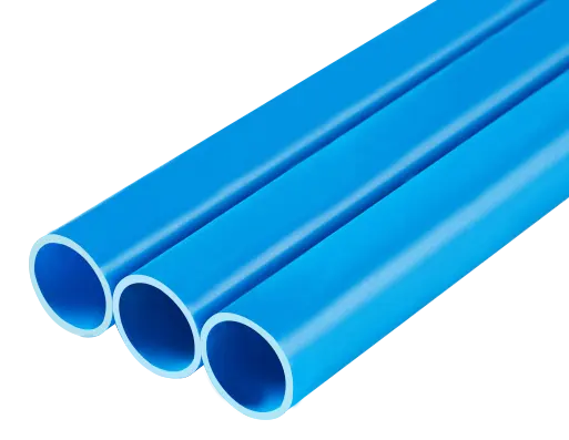 Fil en plastique PVC bleu, tuyau électrique, Tube rond d'irrigation, tuyau d'eau, pvc, tuyaux de meubles de qualité