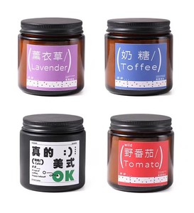 Handmade Wholesale Plant-based Wax Smokeless Aromatherapy Pure Burning Eco-friendly Cotton Wick Wild <strong>Tomato</strong> Scented <strong>Candle</strong> - Product Image 6