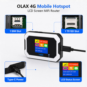 ผู้จัดจำหน่ายขายส่ง MT80 มินิ 4G โมบายไวไฟเราเตอร์ แบตเตอรี่ 3000mAh พ็อกเก็ตฮอตสปอต จอ LCD พกพาสะดวก เชื่อถือได้ 4G LTE Cat4 - Product Image 6