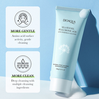 BIOAQUA pembersih wajah organik, Pembersih wajah pemutih kulit asam Amino Vitamin E Camellia