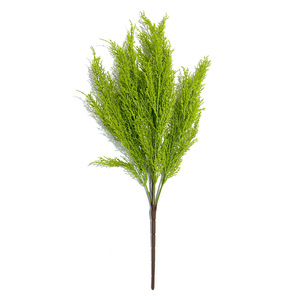 Artificial Cedar Green Plant Bundle 63cm High Simulation Leaves Indoor Decor <b>Wedding</b> <b>Props</b> - Product Image 5