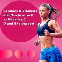 Gummies multivitaminées quotidiennes pour femmes et adolescentes - Vitamines C, D, E, Acide folique, Biotine, Sans sucre, 60 unités, Complément nutritionnel, Améliore