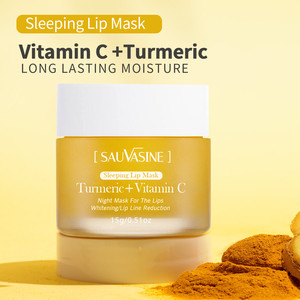 Night Sleep Mask Bálsamo labial Proteger Hidratante Cúrcuma Vitamina C Máscara para <span class=keywords><strong>labios</strong></span> - Product Image 2