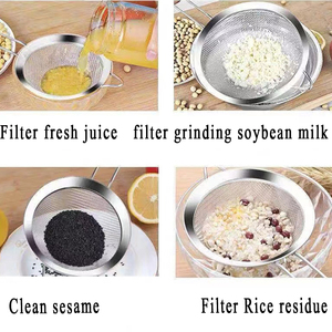 <span class=keywords><strong>Passoire</strong></span> à fruits et légumes en acier inoxydable, poignées en acier inoxydable de cuisine <span class=keywords><strong>professionnelle</strong></span>, maille extensible sur l'évier, <span class=keywords><strong>passoire</strong></span> perforée de 26CM - Product Image 6
