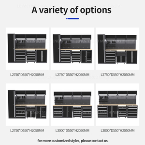 Customizable <strong>Modular</strong> Heavy-Duty Steel Garage Workstation Workshop Tool Cabinet <strong>Storage</strong> Workbench - Product Image 3